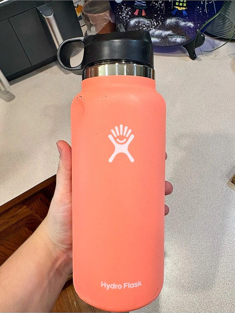 Hydro Flask 32 oz Wide Mouth Insulated Water Bottle Coral